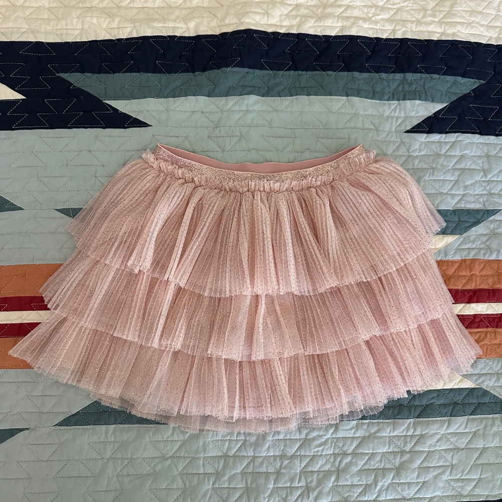 Sparkly tiered tutu skirt